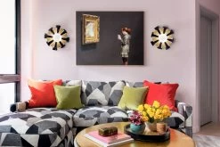 Daphne 372S01LMBFG 1-Light Ceiling Light - Matte Black/French Gold -Hanging Lighting 372SO1LMBFG app