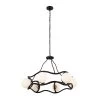 Black Betty 374C06CBFG 6-Light Chandelier - Carbon/French Gold 2 Black Betty 374C06CBFG 6-Light Chandelier - Carbon/French Gold -Hanging Lighting 374C06CBFG 1
