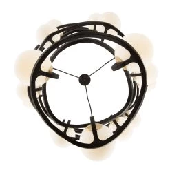 Black Betty 374C18CBFG 18-Light Chandelier - Carbon/French Gold -Hanging Lighting 374C18CBFG 4