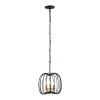 Nico 375M03CBHG 3-Light Mini Pendant Light - Carbon/Havana Gold -Hanging Lighting 375M03CBHG 1