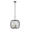 Nico 375P03CBHG 3-Light Pendant Light - Carbon/Havana Gold -Hanging Lighting 375P03CBHG 1