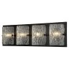 Morgan 376B04BL 4-Light Vanity Light - Black -Hanging Lighting 376B04BL
