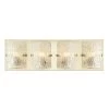 Morgan 376B04SB 4-Light Vanity Light - Satin Brass -Hanging Lighting 376B04SB 1