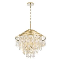 Kalani 377C10FG 10-Light Chandelier - French Gold