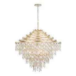 Kalani 377C16FG 16-Light Chandelier - French Gold -Hanging Lighting 377C16FG 4