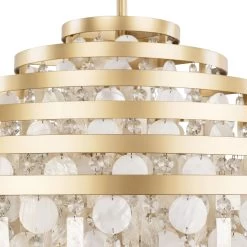 Kalani 377C16FG 16-Light Chandelier - French Gold -Hanging Lighting 377C16FG Detail 1