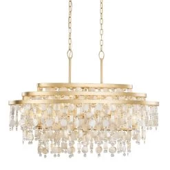 Kalani 377N09FG 9-Light Kitchen Pendant Light - French Gold 21 Kalani 377N09FG 9-Light Kitchen Pendant Light - French Gold -Hanging Lighting 377N09FG