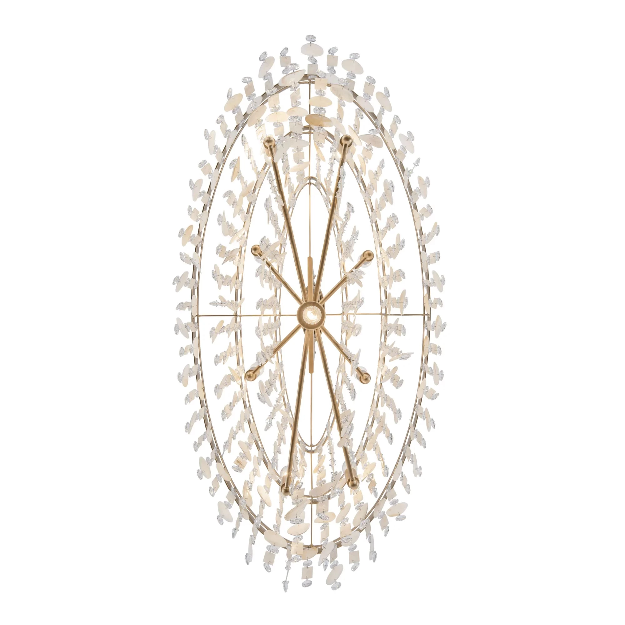 Kalani 377N09FG 9-Light Kitchen Pendant Light - French Gold 8 Kalani 377N09FG 9-Light Kitchen Pendant Light - French Gold - Image 6