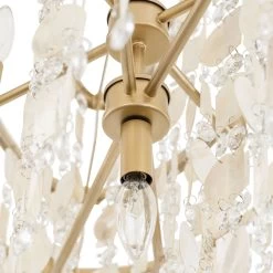 Kalani 377N09FG 9-Light Kitchen Pendant Light - French Gold 20 Kalani 377N09FG 9-Light Kitchen Pendant Light - French Gold -Hanging Lighting 377N09FG Detail 2