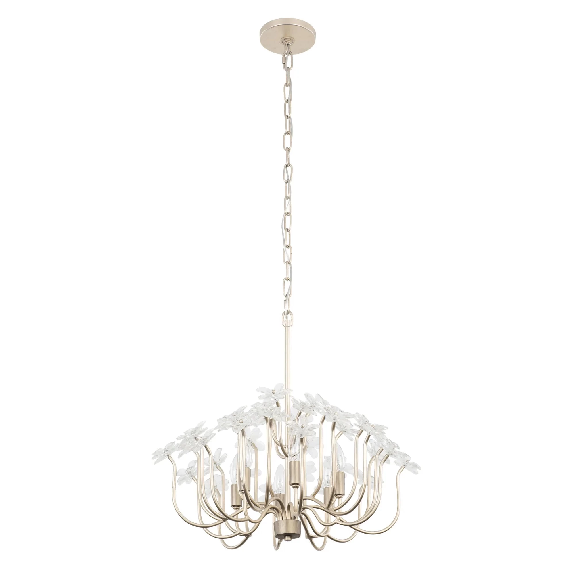 Wildflower 378C06GDAR 6-Light Chandelier - Gold Dust/Artifact 6 Wildflower 378C06GDAR 6-Light Chandelier - Gold Dust/Artifact - Image 4