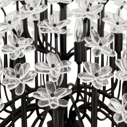 Wildflower 378C15MB 15-Light Chandelier - Matte Black -Hanging Lighting 378C15MB Detail 1
