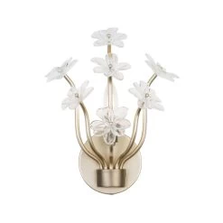 Wildflower 378W01GDAR 1-Light Wall Sconce - Gold Dust/Artifact