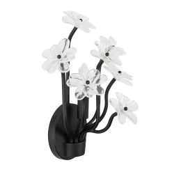 Wildflower 378W01MB 1-Light Wall Sconce - Matte Black -Hanging Lighting 378W01MB Detail 1