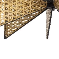 Machina 379C06MBS 6-Light Chandelier - Matte Black/Sulihiya -Hanging Lighting 379C06MBS Detail 2