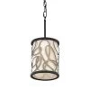 Scribble 381M01MBAR 1-Light Mini Pendant Light - Matte Black/Artifact -Hanging Lighting 381M01MBAR