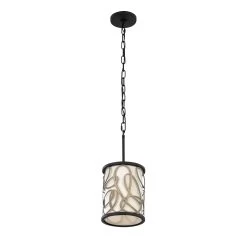 Scribble 381M01MBAR 1-Light Mini Pendant Light - Matte Black/Artifact -Hanging Lighting 381M01MBAR 4