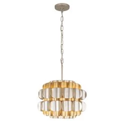 Swoon 382P01AGGD 1-Light Pendant Light - Antique Gold/Gold Dust -Hanging Lighting 382P01AGGD 2