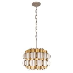 Swoon 382P01AGGD 1-Light Pendant Light - Antique Gold/Gold Dust -Hanging Lighting 382P01AGGD 3