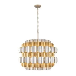 Swoon 382P06AGGD 6-Light Pendant Light - Antique Gold/Gold Dust -Hanging Lighting 382P06AGGD 2