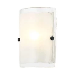 Fairchild 385W01BNS 1-Light Wall Sconce - Black/Polished Nickel/Satin Brass -Hanging Lighting 385W01BNS 2