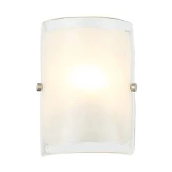 Fairchild 385W01BNS 1-Light Wall Sconce - Black/Polished Nickel/Satin Brass -Hanging Lighting 385W01BNS 3