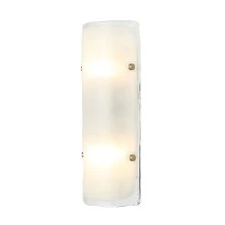 Fairchild 385W02BNS 2-Light Wall Sconce - Black/Polished Nickel/Satin Brass -Hanging Lighting 385W02BNS 1