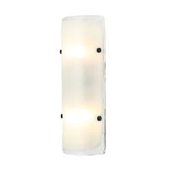 Fairchild 385W02BNS 2-Light Wall Sconce - Black/Polished Nickel/Satin Brass -Hanging Lighting 385W02BNS 2