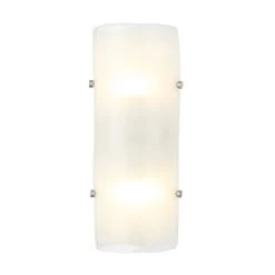 Fairchild 385W02BNS 2-Light Wall Sconce - Black/Polished Nickel/Satin Brass -Hanging Lighting 385W02BNS 3