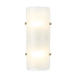 Fairchild 385W02BNS 2-Light Wall Sconce - Black/Polished Nickel/Satin Brass -Hanging Lighting 385W02BNS 4