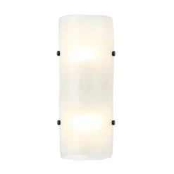 Fairchild 385W02BNS 2-Light Wall Sconce - Black/Polished Nickel/Satin Brass -Hanging Lighting 385W02BNS 5