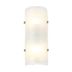 Fairchild 385W02BNS 2-Light Wall Sconce - Black/Polished Nickel/Satin Brass -Hanging Lighting 385W02BNS 7