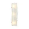 Fairchild 385W03BNS 3-Light Wall Sconce - Black/Polished Nickel/Satin Brass -Hanging Lighting 385W03BNS
