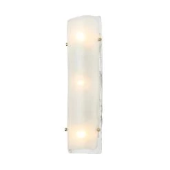 Fairchild 385W03BNS 3-Light Wall Sconce - Black/Polished Nickel/Satin Brass -Hanging Lighting 385W03BNS 1