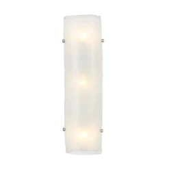 Fairchild 385W03BNS 3-Light Wall Sconce - Black/Polished Nickel/Satin Brass -Hanging Lighting 385W03BNS 3