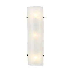 Fairchild 385W03BNS 3-Light Wall Sconce - Black/Polished Nickel/Satin Brass -Hanging Lighting 385W03BNS 5