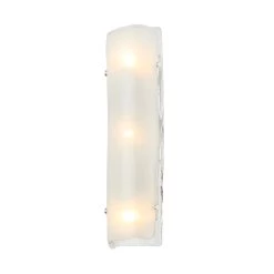 Fairchild 385W03BNS 3-Light Wall Sconce - Black/Polished Nickel/Satin Brass -Hanging Lighting 385W03BNS 6