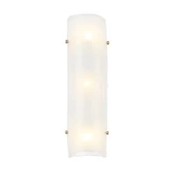 Fairchild 385W03BNS 3-Light Wall Sconce - Black/Polished Nickel/Satin Brass -Hanging Lighting 385W03BNS 7