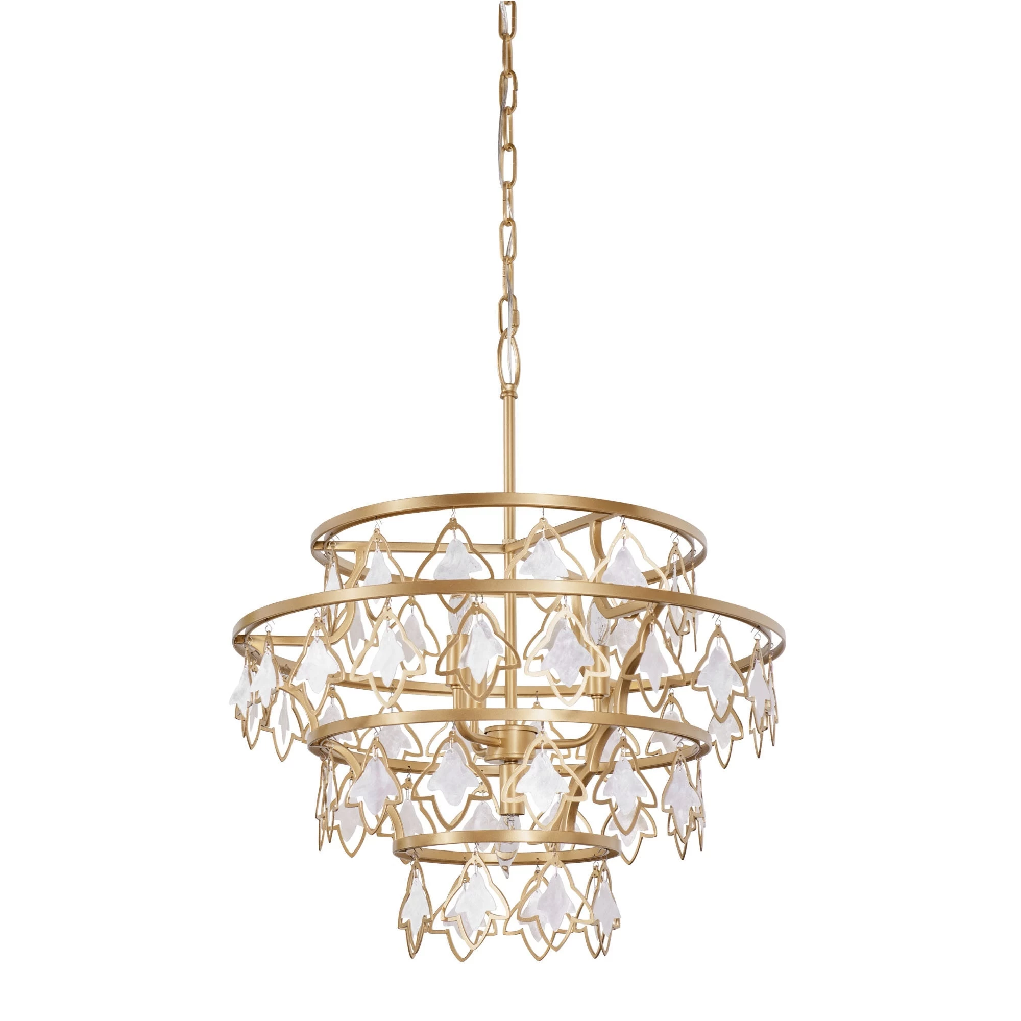 Fleur 386C04FG 4-Light Chandelier - French Gold 3 Fleur 386C04FG 4-Light Chandelier - French Gold
