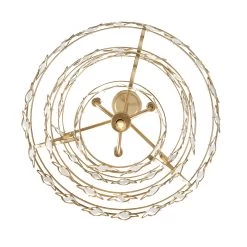 Fleur 386C04FG 4-Light Chandelier - French Gold 13 Fleur 386C04FG 4-Light Chandelier - French Gold -Hanging Lighting 386C04FG 3