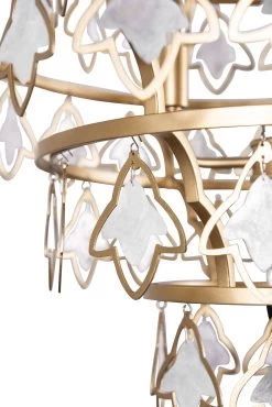 Fleur 386C04FG 4-Light Chandelier - French Gold 15 Fleur 386C04FG 4-Light Chandelier - French Gold -Hanging Lighting 386C04FG Detail 1