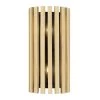 Suratto 387W02MBH 2-Light Wall Sconce - Matte Black/Honey Blonde -Hanging Lighting 387W02MBH