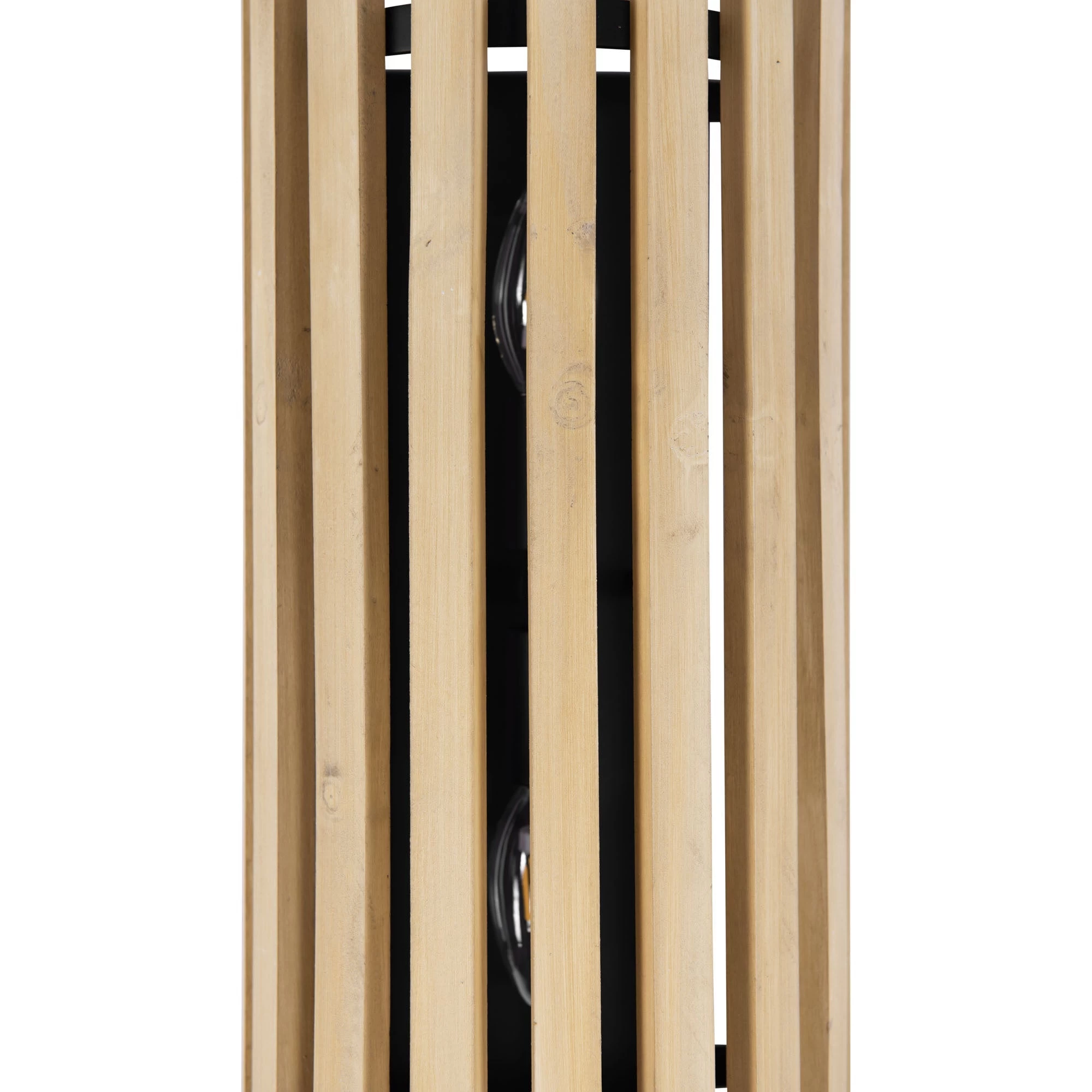 Suratto 387W02MBH 2-Light Wall Sconce - Matte Black/Honey Blonde 8 Suratto 387W02MBH 2-Light Wall Sconce - Matte Black/Honey Blonde - Image 6
