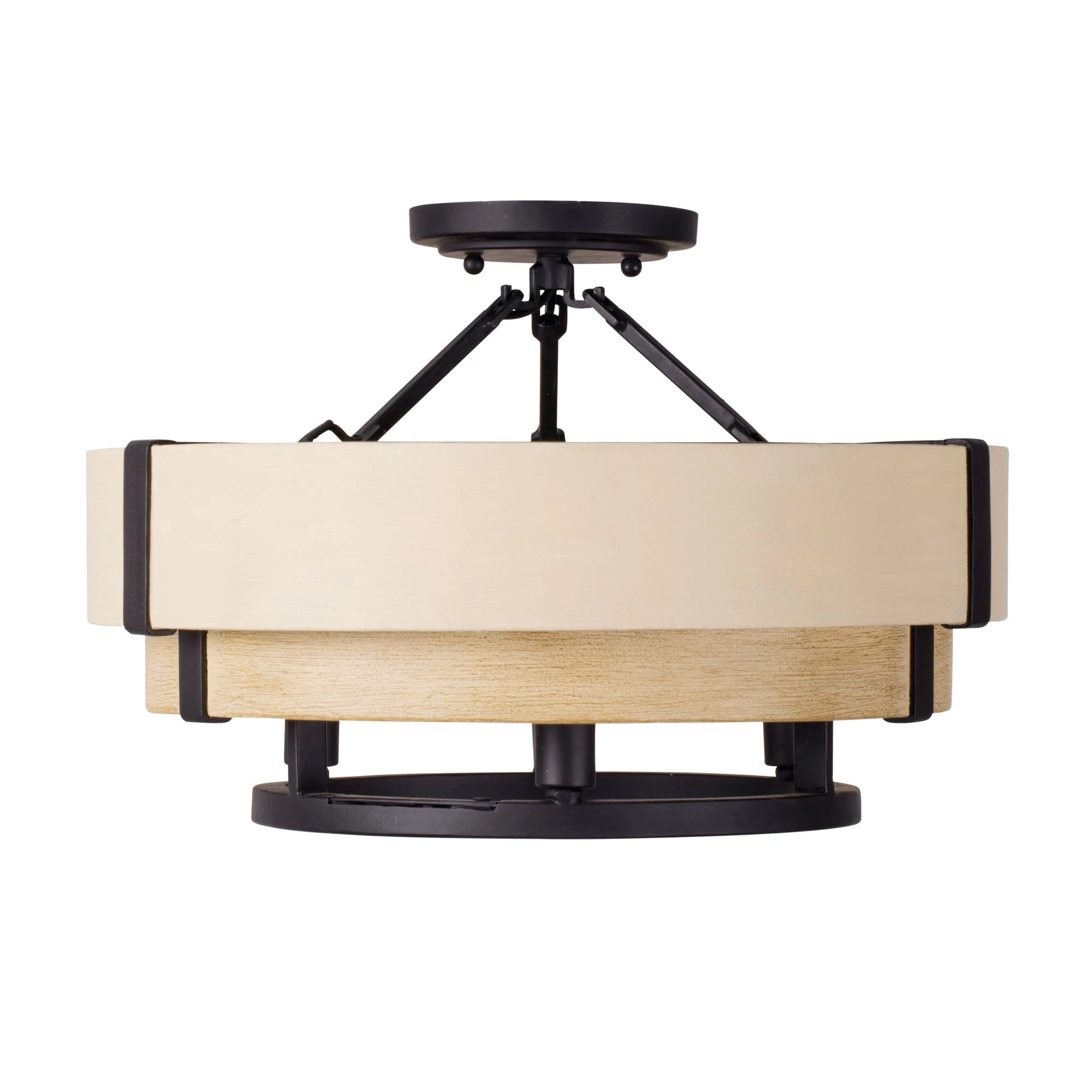 Blonde Moment 389S03MBHN 3-Light Ceiling Light - Matte Black/Honey/Medium Oak 3 Blonde Moment 389S03MBHN 3-Light Ceiling Light - Matte Black/Honey/Medium Oak