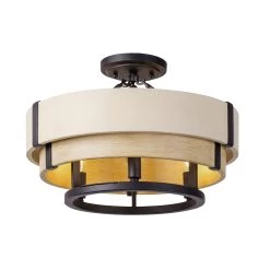 Blonde Moment 389S03MBHN 3-Light Ceiling Light - Matte Black/Honey/Medium Oak 9 Blonde Moment 389S03MBHN 3-Light Ceiling Light - Matte Black/Honey/Medium Oak -Hanging Lighting 389S03MBHN 1