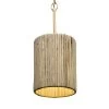 Jacob's Ladder 391M01FG 1-Light Mini Pendant - French Gold -Hanging Lighting 391M01FG