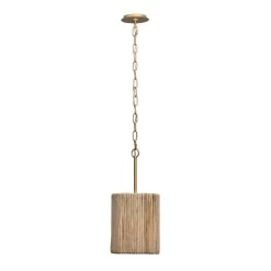 Jacob's Ladder 391M01FG 1-Light Mini Pendant - French Gold -Hanging Lighting 391M01FG 1
