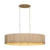 Jacob's Ladder 391N06FG 6-Light Kitchen Island Pendant - French Gold -Hanging Lighting 391N06FG 1
