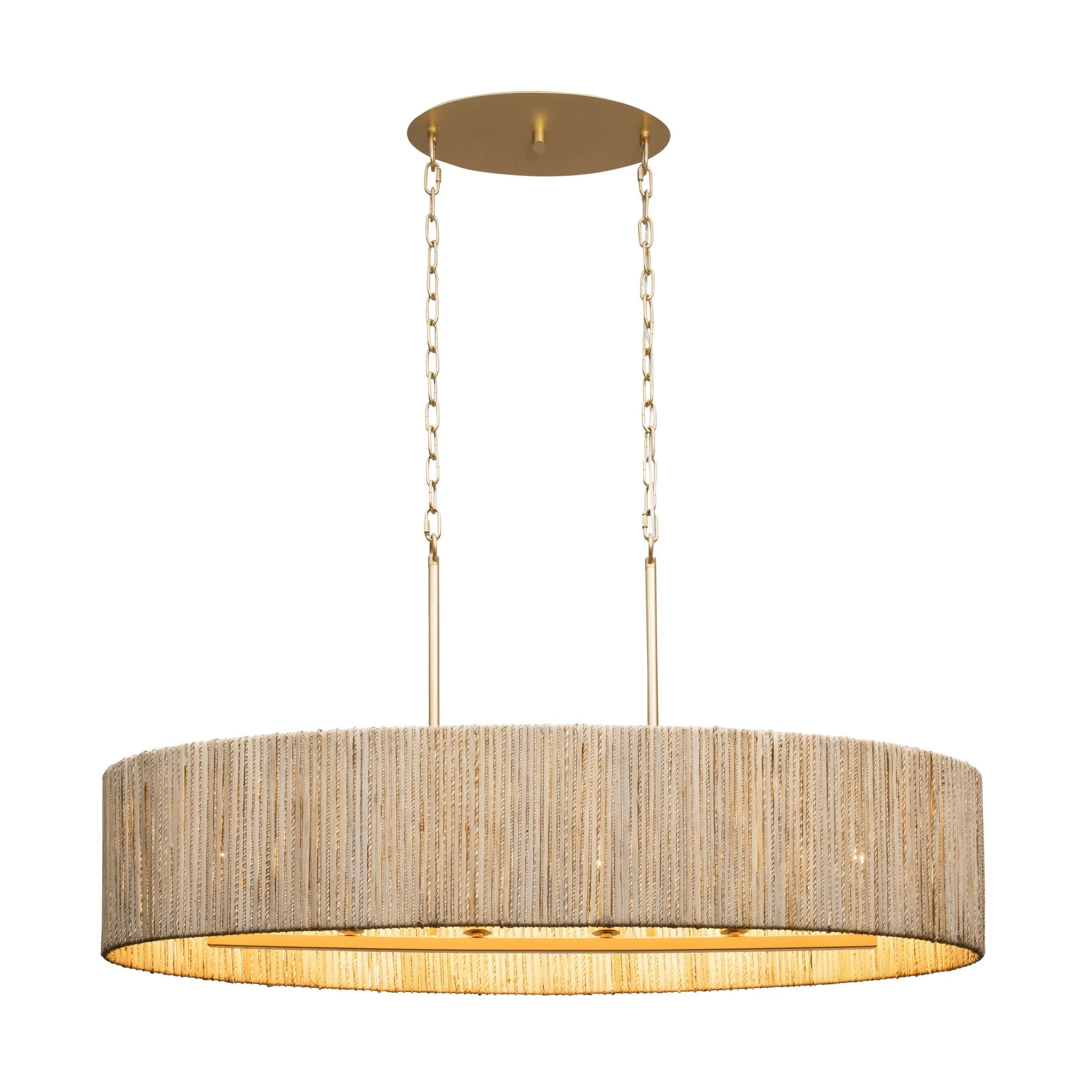 Jacob's Ladder 391N06FG 6-Light Kitchen Island Pendant - French Gold 3 Jacob's Ladder 391N06FG 6-Light Kitchen Island Pendant - French Gold