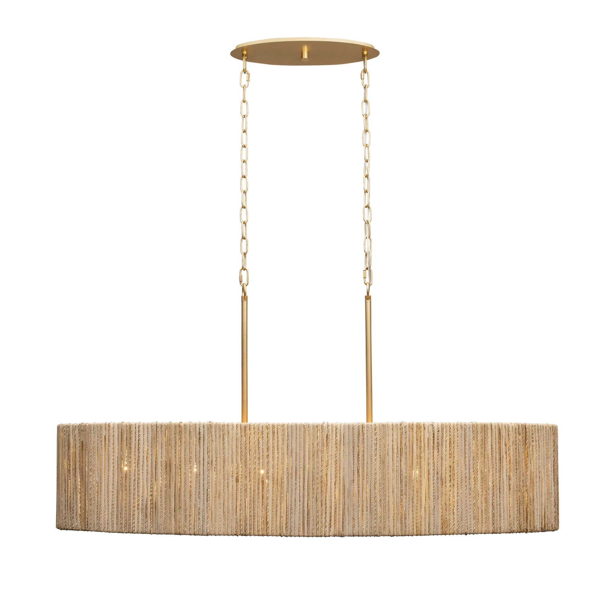 Jacob's Ladder 391N06FG 6-Light Kitchen Island Pendant - French Gold 5 Jacob's Ladder 391N06FG 6-Light Kitchen Island Pendant - French Gold - Image 3