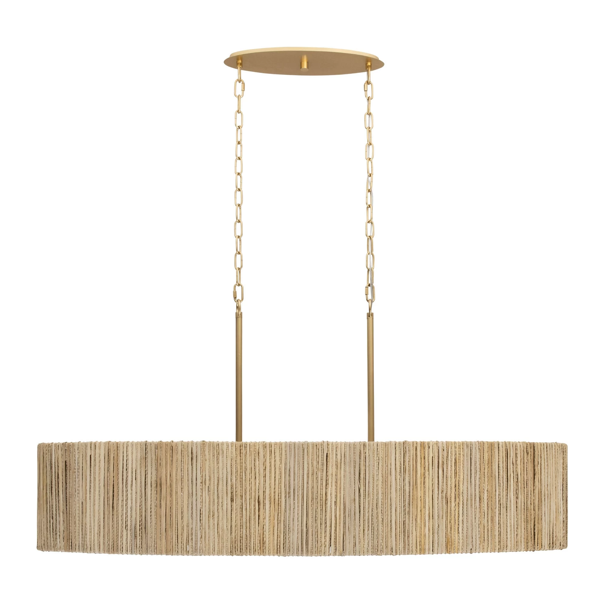 Jacob's Ladder 391N06FG 6-Light Kitchen Island Pendant - French Gold 6 Jacob's Ladder 391N06FG 6-Light Kitchen Island Pendant - French Gold - Image 4